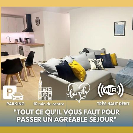 Grand Appart Neuf Lumineux, Parking Gratuit, 10 Min Centre 斯特拉斯堡 外观 照片